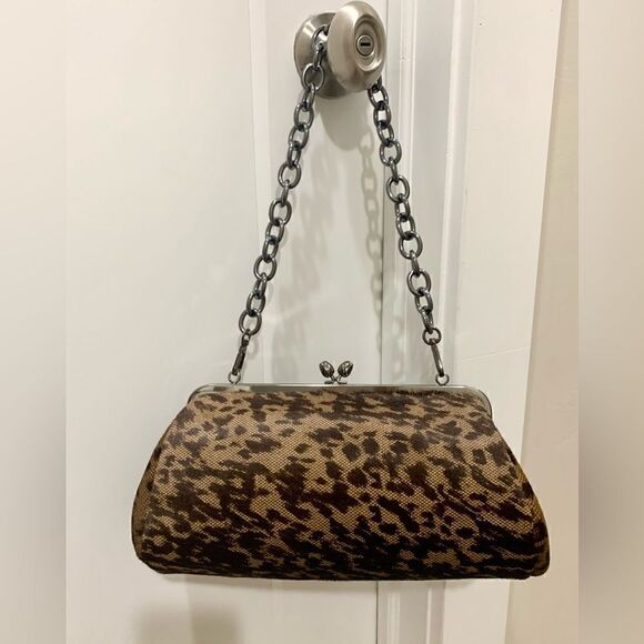 Handmade Real Hair On Calf-hide "Tulip" Kisslock Shoulder Bag & 2 Strap Styles - Picture 10 of 13